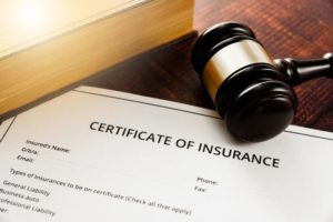 certificate of insurance