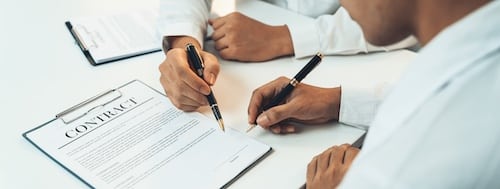 Signing Business Contract